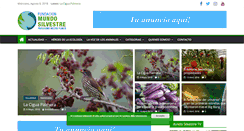 Desktop Screenshot of mundosilvestrefundacion.com